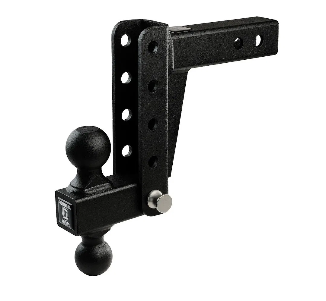 LD206 – BULLETPROOF Trailer Hitch Ball Mount, For 2 Inch Receiver Lockable (Lock Sold Separate) 10000 Pound Gross Tra...